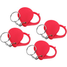 4er-Pack Mini-Schlüsselanhänger-Lupe, handliche Faltlupe für Reisen, zum Lesen, Basteln und Münzen