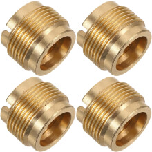 4 Stück Mikrofonadapter (weiblich), 3/8 Zoll auf 5/8 Zoll, Kupfergewindemutter