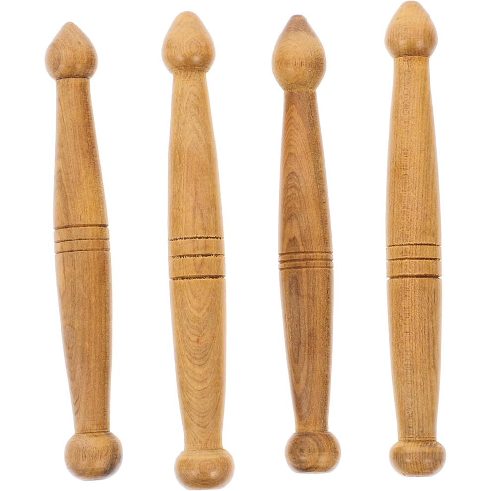 Hkhbjs Light 4Pcs Fragrant Wood Acupoint Pen For Massage Tools Acupressure Pen