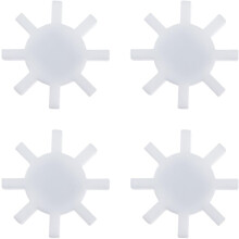4 Stück Labor-Chemikalienrührstäbe, rotierende achteckige Magnetrührstäbe