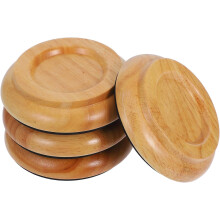 4 almohadillas antideslizantes para patas de piano con absorción de impactos y ajuste de altura del pedal.