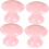 4pcs Mushroom Gua Sha Massage Stones Rollers Facial Massager Tools 1