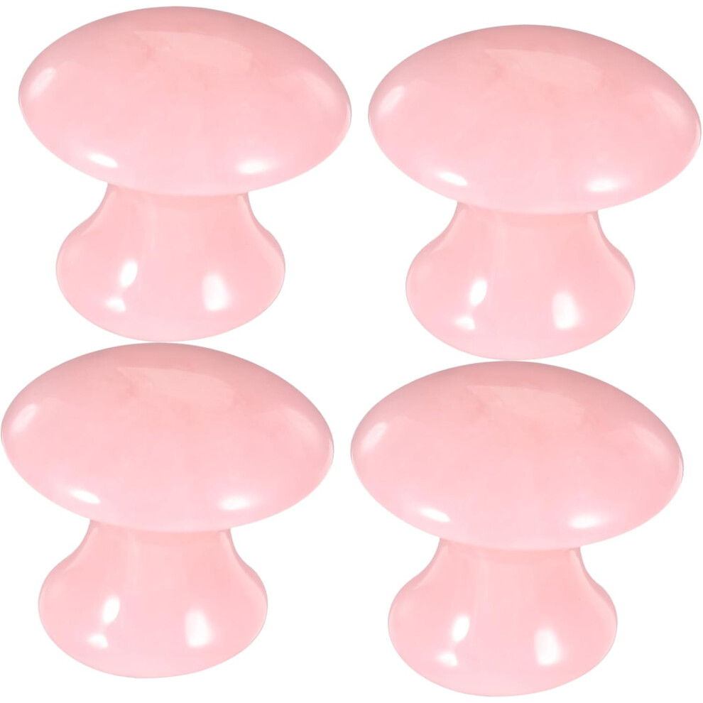 Hkhbjs 4Pcs Mushroom Gua Sha Massage Stones Rollers Facial Massager Tools