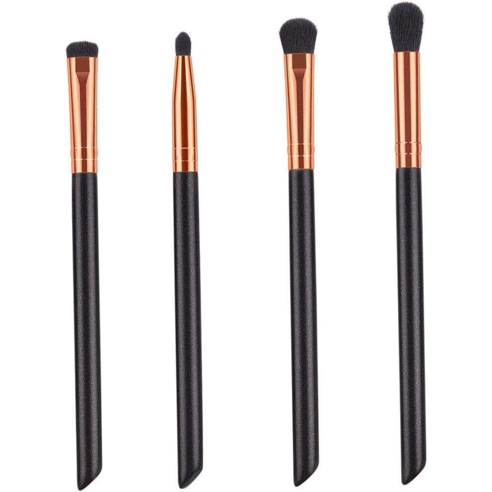 Hkhbjs 4Pcs Nylon Bristles Makeup Wooden Handle Cosmetics Powder Blush Brush Kit For Woman Professional Use