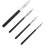 4pcs Black Ruling Pen Set for Artists Adjustable Fluid Drawing Tool Comic Line Pen 1