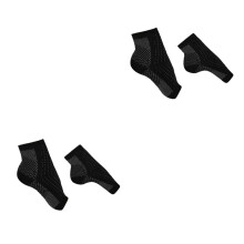 Paar elastische Kompressionsstrümpfe für Damen und Herren, Knöchelsocken bei Plantarfasziitis, rutschfestes Design