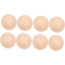 4 paires de coussinets ronds en éponge pour maillots de bain et hauts de maillot. Cache-tétons adhésifs amovibles, doux et confortables.