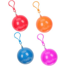 Juego de 4 pelotas impermeables desechables para adultos, impermeables portátiles y resistentes al agua.