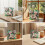 3 Panel Divider Mini Folding Screen Acrylic-PFTYU001 6