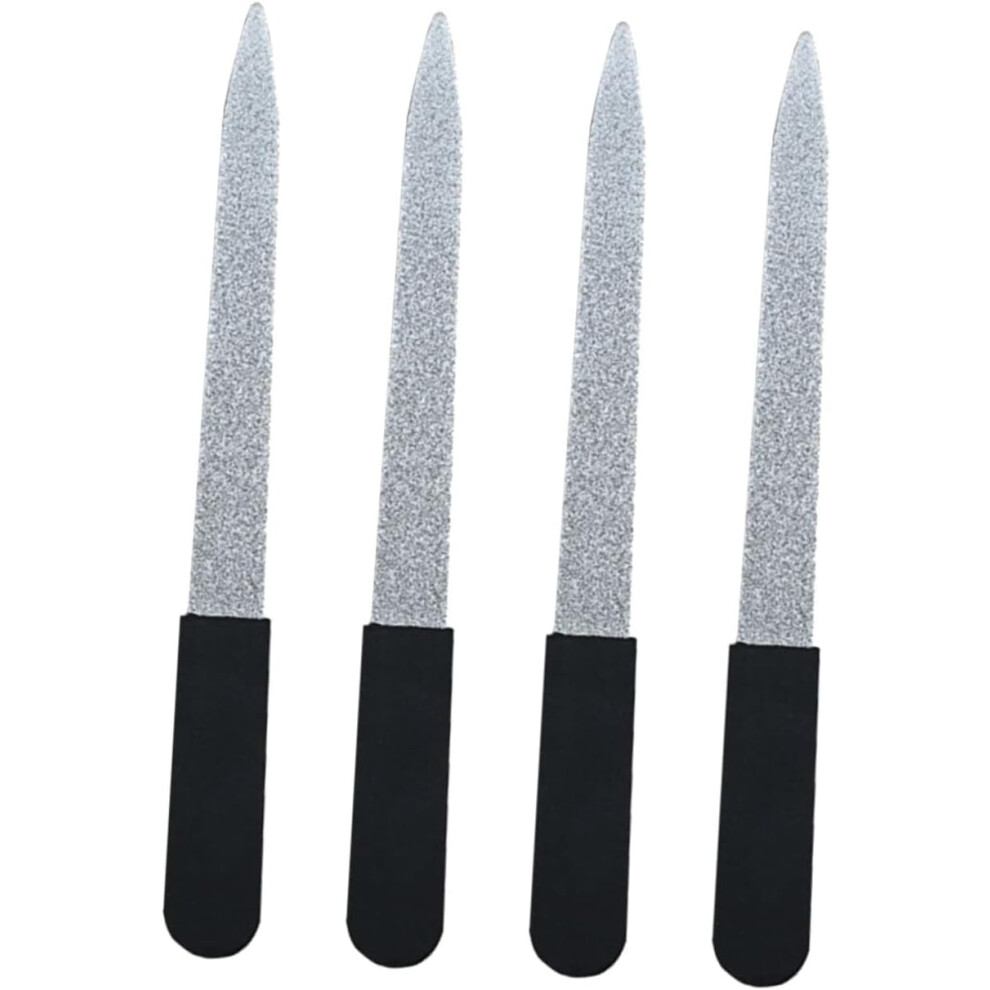 Hkhbjs 4Pcs Nail Accessories Kit Stainless Steel Nail Files Boards For Art And Manicure