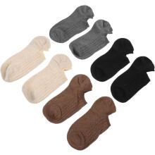 4 Paar Herren-Sommersocken aus Baumwolle mit rutschfester Silikonsohle und hautfreundlichem Material