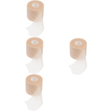 4rolls Elastic Sports Tape Shock Absorbent Sponge Film Breathable and Flexible for First Aid