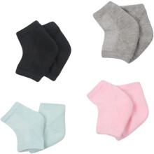 4 Paar Socken gegen rissige Fersen – Feuchtigkeitsspendende Gel-Socken zur Fersenreparatur und -linderung für die Fußpflege zu Hause