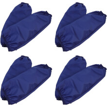 Waterproof Oil-Proof Long Protective Sleeves 8pcs Dark Blue Sturdy Arm Covers