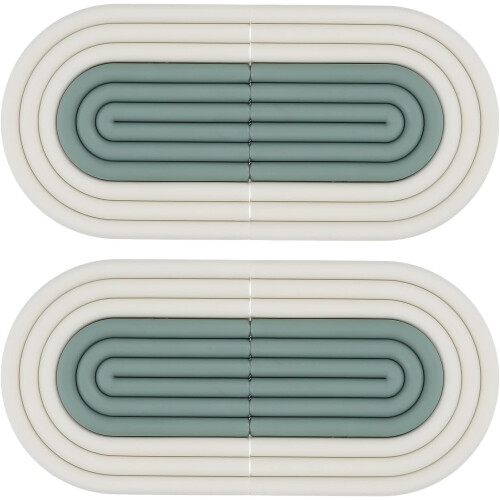 4 Silikon-Tischsets, Topfuntersetzer, hitzebeständig