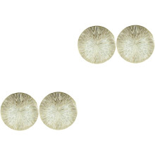 4er-Set moderne runde Platzsets, hitzebeständige Tischsets für Esszimmer, Küche, runde Esstische