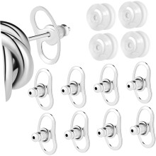 Sichere Ohrringverschlüsse für Ohrstecker und Creolen aus komfortablem Kupfer- und Silikonmaterial