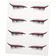 pary brokatowych różowych naklejek na eyeliner, tymczasowa naklejka na eyeliner dla kobiet, samoprzylepna taśma do makijażu