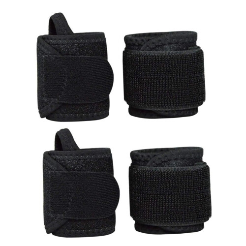 Lot de 4 bracelets de sport avec support de poignet ajustable
