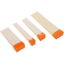 Piano Tuning Kit 4pcs Orange Felt Mute Blocks for Piano Tuner Sound Muffler