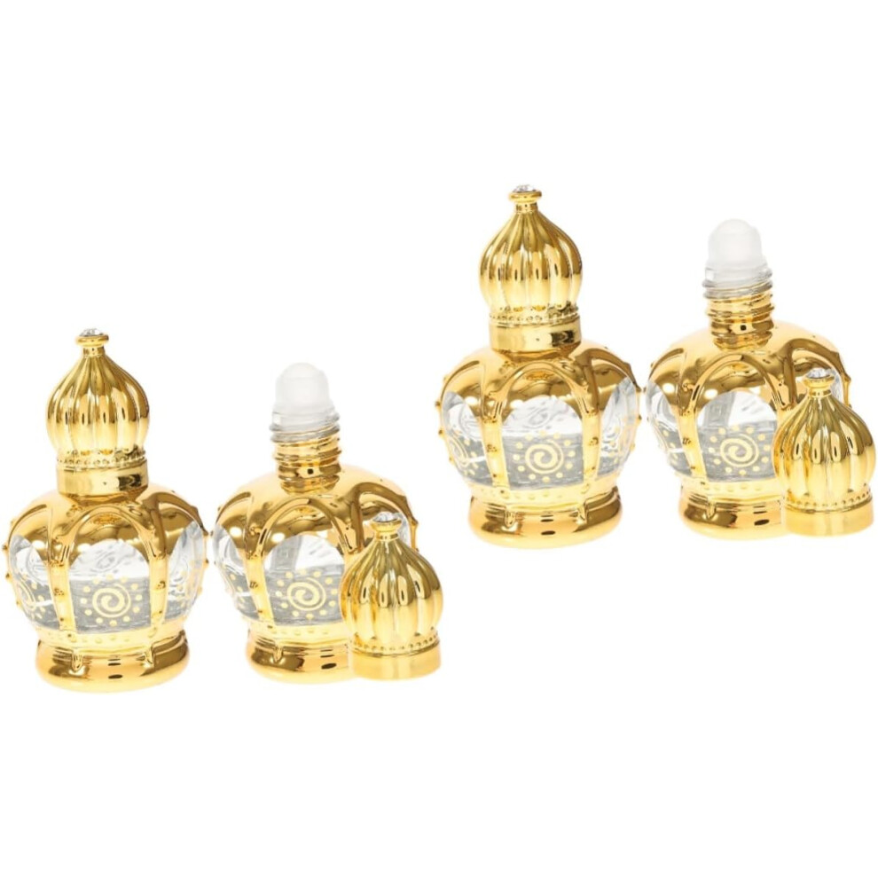 Hkhbjs 4Pcs Essential Oil Bottle Perfume Roller Bottles Bulk Essential Oil Reusable For Travel Perfume Atomiser