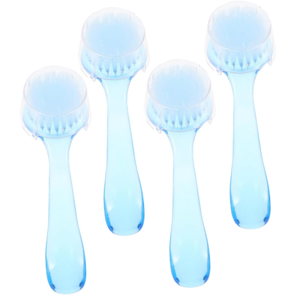Hkhbjs 4Pcs Round Head Nail Duster Brush Fingernail Art Dust Brush For Manicure Cleaning