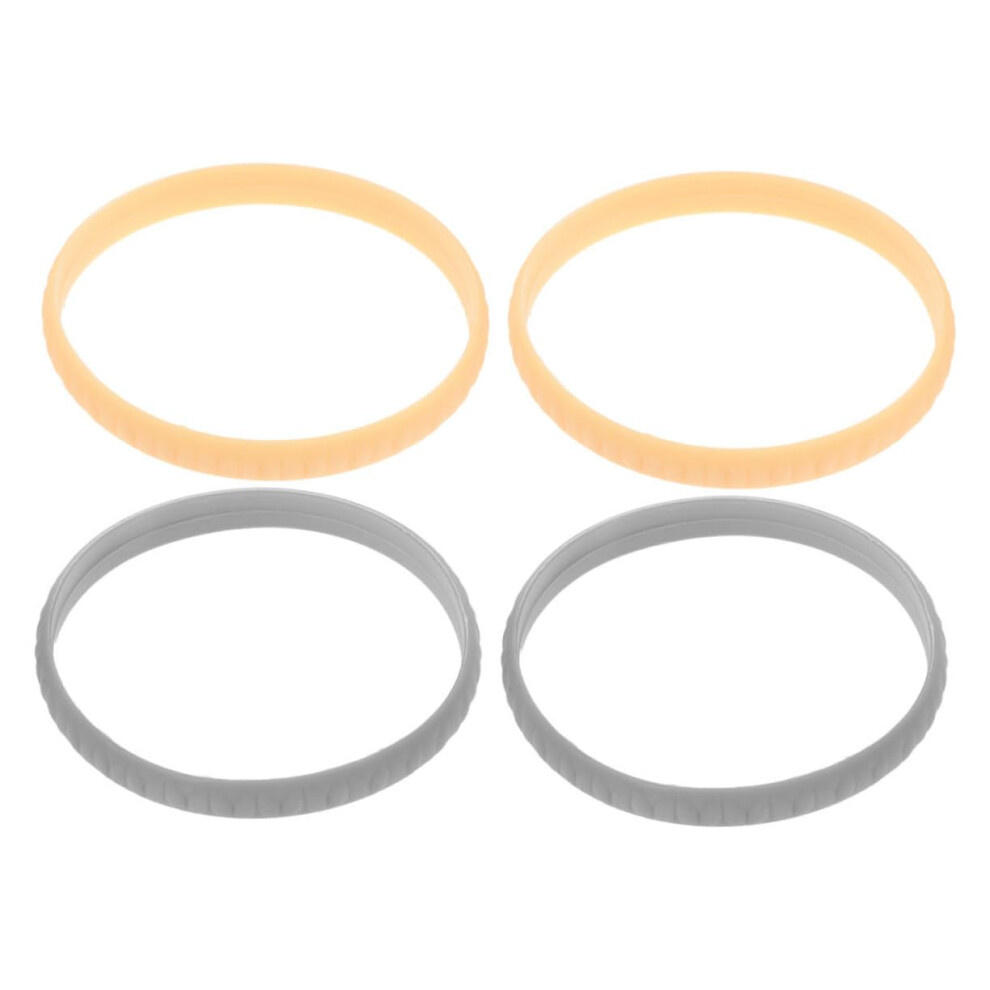 Hkhbjs 4Pcs Knee Strap Patella Support Band Silicone Elastic Fixing Protection
