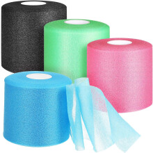 Atletisk pre-wrap tape svamp 4 ruller 7 cm x 27 m støtdempende håndledd ankelstøtte myk wrap