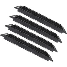 4Pcs 25-Slot Anti-Static PCB Board Holder Stand Circuit Board Storage Rack with Dual-Ear Design