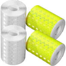 4rolls High Visibility Reflective Tape of Warning Reflective Stickers Safety Tape