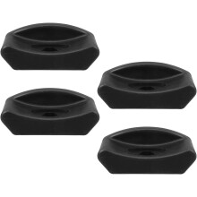4 almohadillas de goma para la base del soporte de mancuernas, amortiguadoras de impactos.