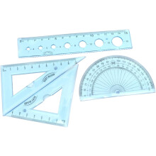 4-teiliges Set flexibler Lineale für Schüler, geeignet für Schulbedarf und Klassenzimmer