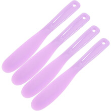4 bâtonnets mélangeurs en silicone violet pour résine, réutilisables, pour la fabrication de bijoux DIY