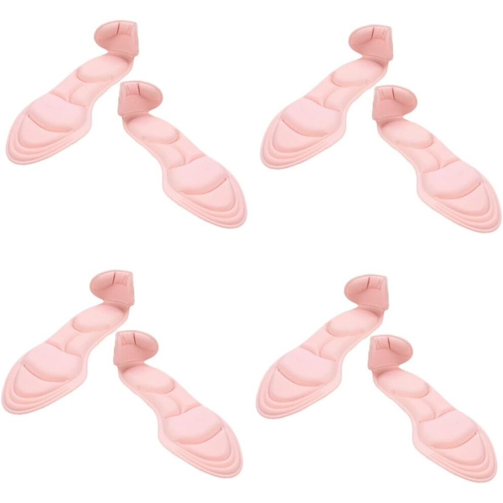 Hkhbjs 4Pairs Self Adhesive Heel Cushions Non-Slip Back Heel Pads Insoles Comfortable Shoe Cushion