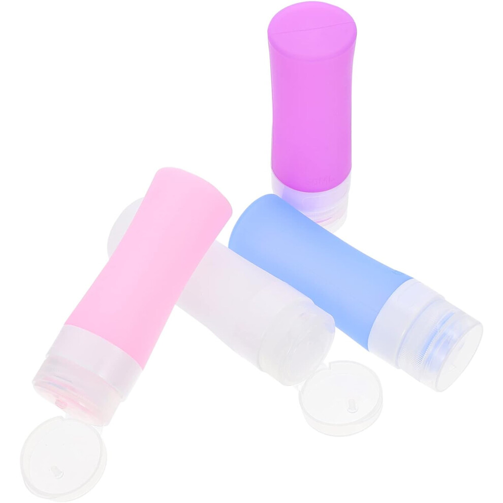 Hkhbjs Silicone Dispensing Bottle Lotion Bottles Empty Squeeze Containers For Shampoo Travel Toiletry Sub