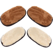 4 stuks schoenpoetshandschoenen, leerpoetsdoekjes, schoenpoets- en poetshandschoenen voor het poleren en reinigen van schoenen