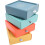 4pcs Stackable Drawer Storage Boxes Desktop Household Storage Case Multifunction Organizing Box 1