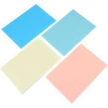 4Pcs Rubber Stamp Carving Blocks Set Double Layer in Blue White Mint White Pink Matcha