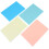 4Pcs Rubber Stamp Carving Blocks Set Double Layer in Blue White Mint White Pink Matcha 1