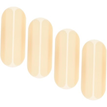 Coussinets d'épaules en silicone pour soutien-gorge (lot de 4), antidérapants, mini-coussins d'épaules, couleur chair, invisibles et confortables.