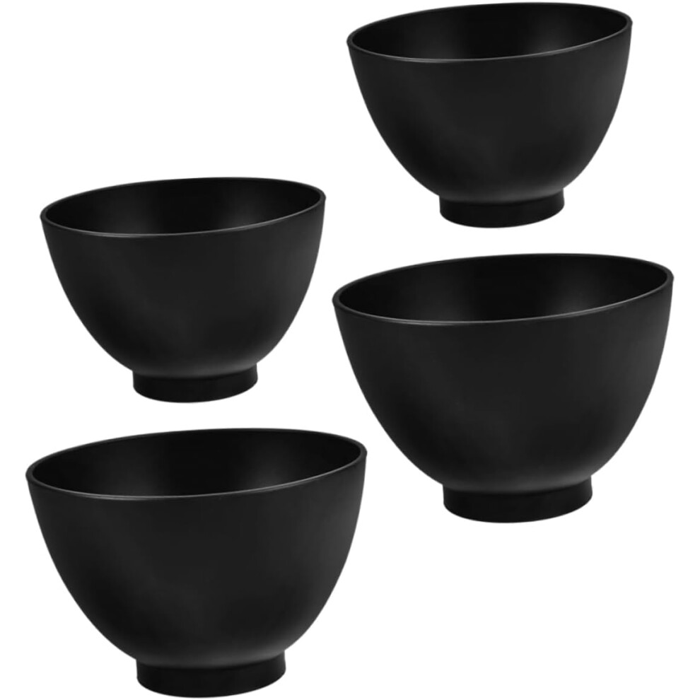 Hkhbjs Silicone Mask Mixing Bowl Set 4Pcs Small Facial Mixing Bowls For Esthetician Salon Use Sturdy Non-Slip Makeup Tool