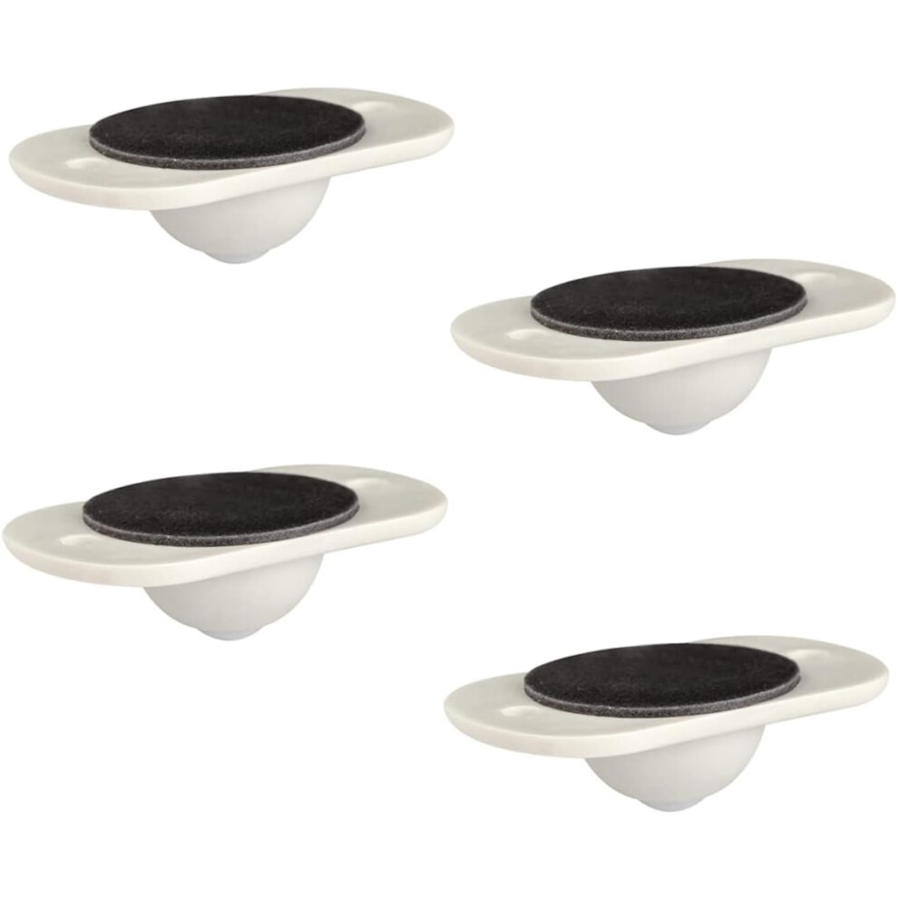 4Pcs Self-Adhesive Caster Wheels For Storage Box Sticky Wheels Swivel Function 5455468169816