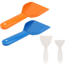 4-teiliges Kühlschrank-Eiskratzer-Set, praktische ABS-Eiskratzer zum Abtauen
