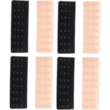 8 stk. forlengelseskroker for gravide, myk, elastisk forlengelse for komfort, forlengelsesspenne i rustfritt stål for amming
