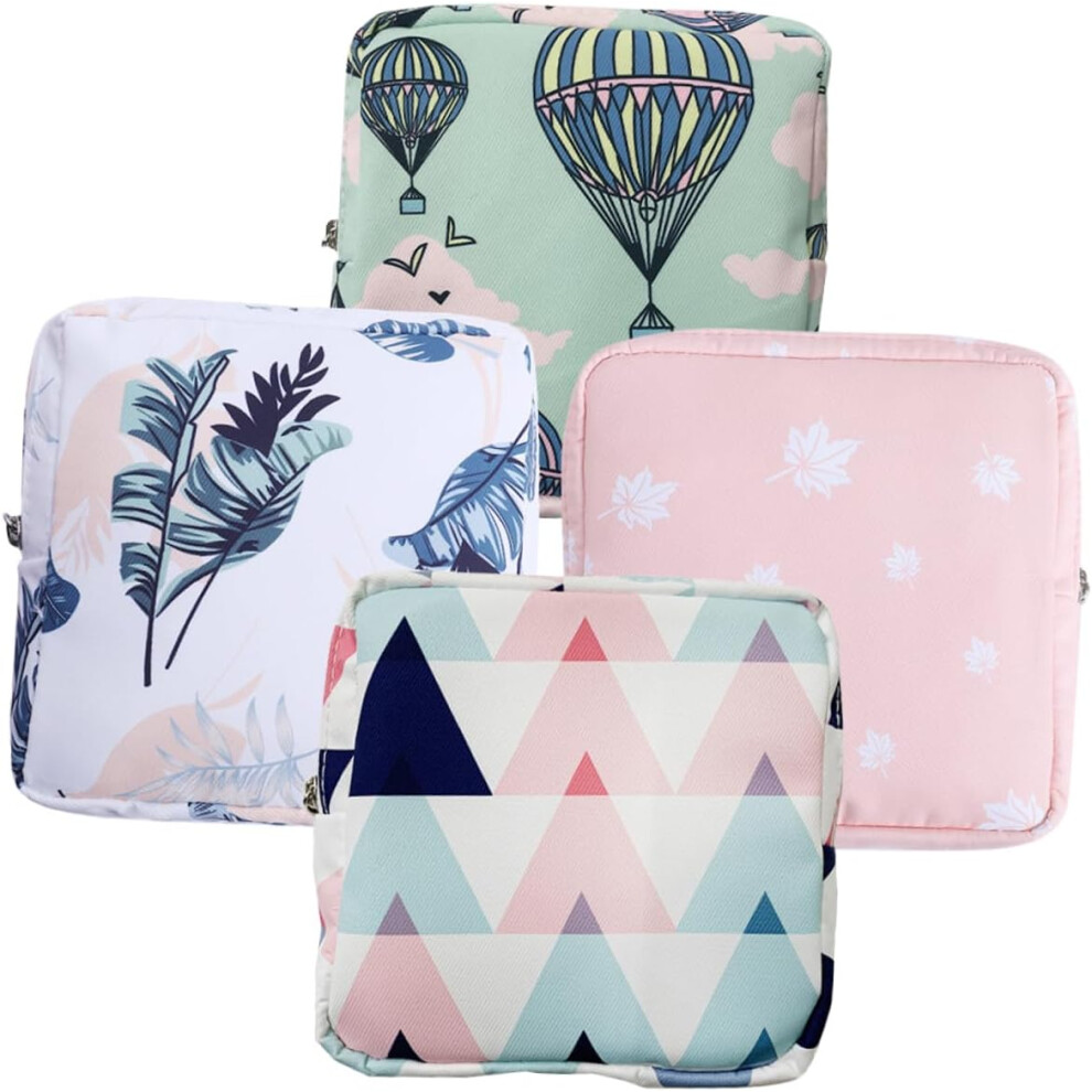 Hkhbjs Sanitary Napkin Organizer Tampon Pouch 4Pcs Set