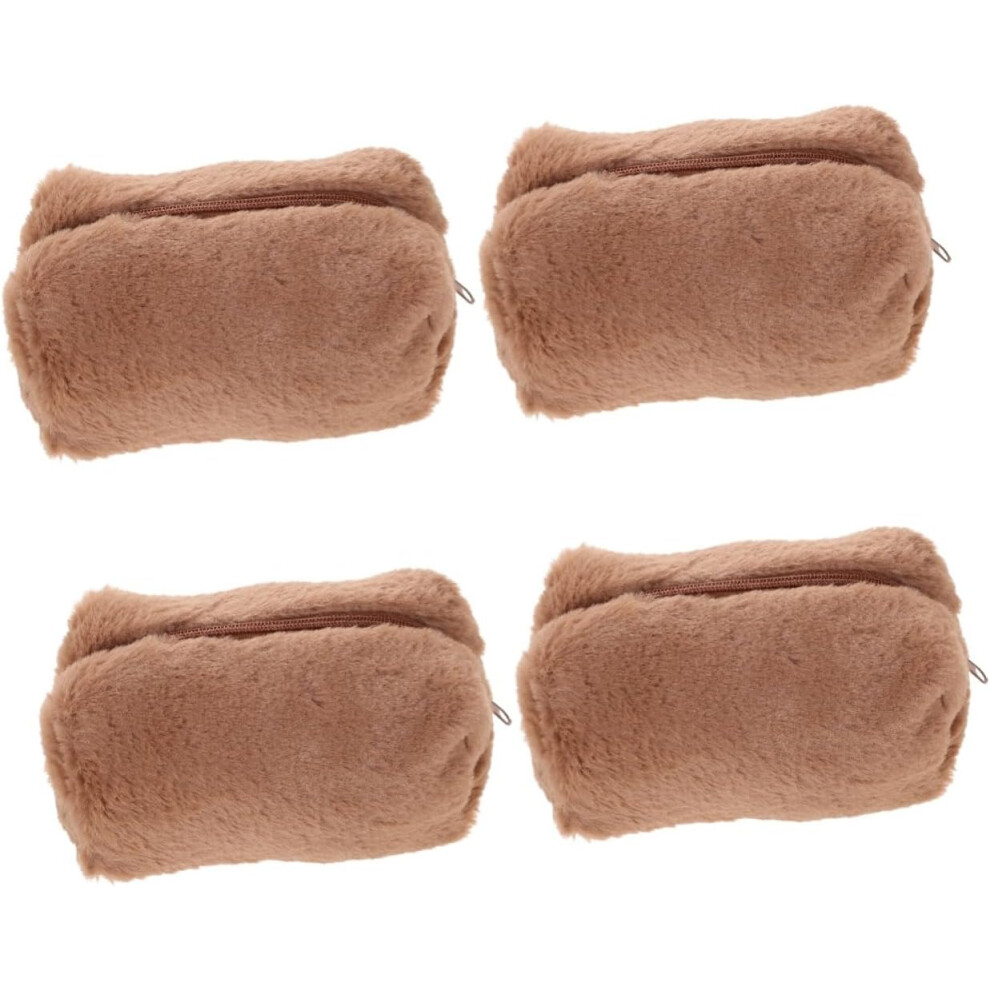 Hkhbjs 4Pcs Zipper Makeup Bag For Girls Cosmetic Storage Pouch Multi Functional Design For Stationery And Travel Use