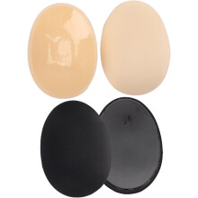 4 nahtlose Silikon-Gel-Hüftpolster für Damen, wiederverwendbare, selbstklebende Shapewear-Einlagen