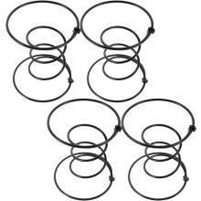 4pcs Black Steel Recliner Extension Springs for Sofa Replacement Parts Body Weight Support and Versatile Use