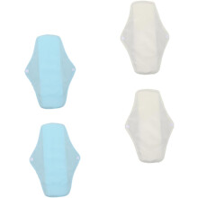 4pcs Washable Cloth Sanitary Pad Reusable Sanitary Napkin Women Menstrual Period Pad