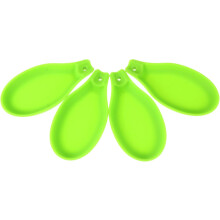 4-teiliges Silikon-Löffelhalter-Set für Herdplatten und Essbereiche, hitzebeständiger Silikonlöffel